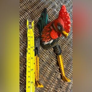 Handcrafted Multicolor Rooster Figurine